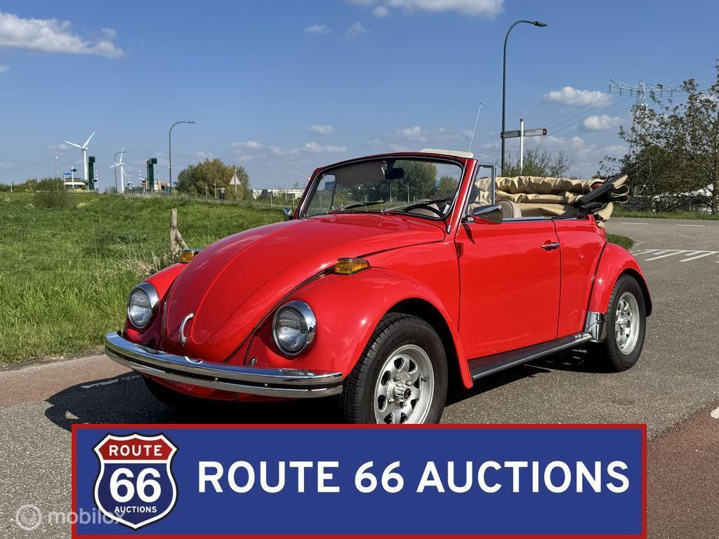 Volkswagen Beetle Cabriolet | 1970 | Route 66 Auctions, Auto's, Oldtimers, Overige carrosserieën, Volkswagen, Zwart, Bedrijf
