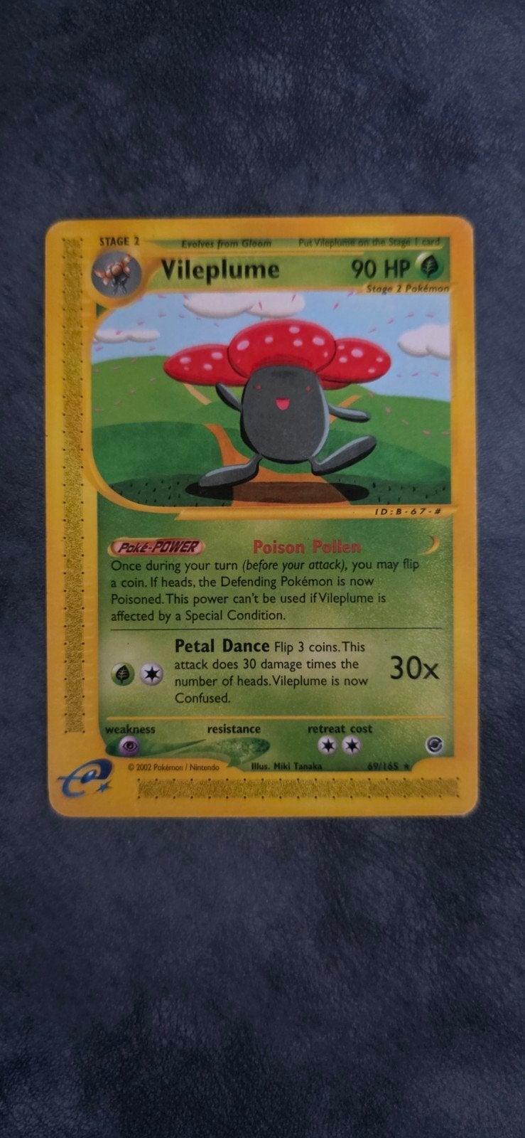 Vileplume Pokémon Kaart 69/165 (Expedition Base Set), Ophalen of Verzenden, Gebruikt, Losse kaart