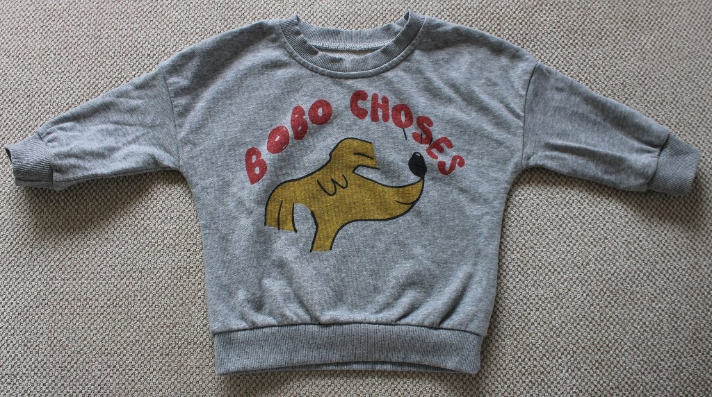Sweater Bobo Choses maat 90 cm, Ophalen of Verzenden, Gebruikt, Jongen, Trui of Vest