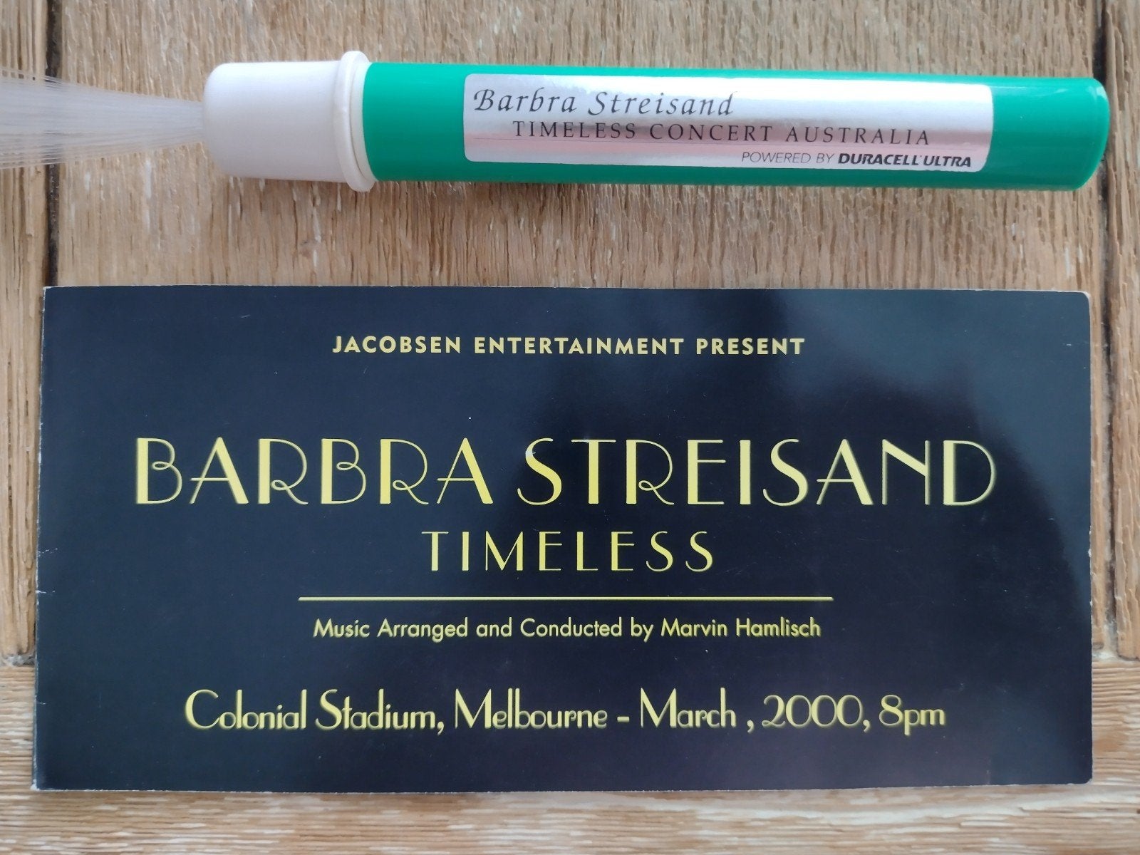 Barbra Streisand Timeless, Verzamelen, Ophalen, Gebruikt, Foto of Kaart