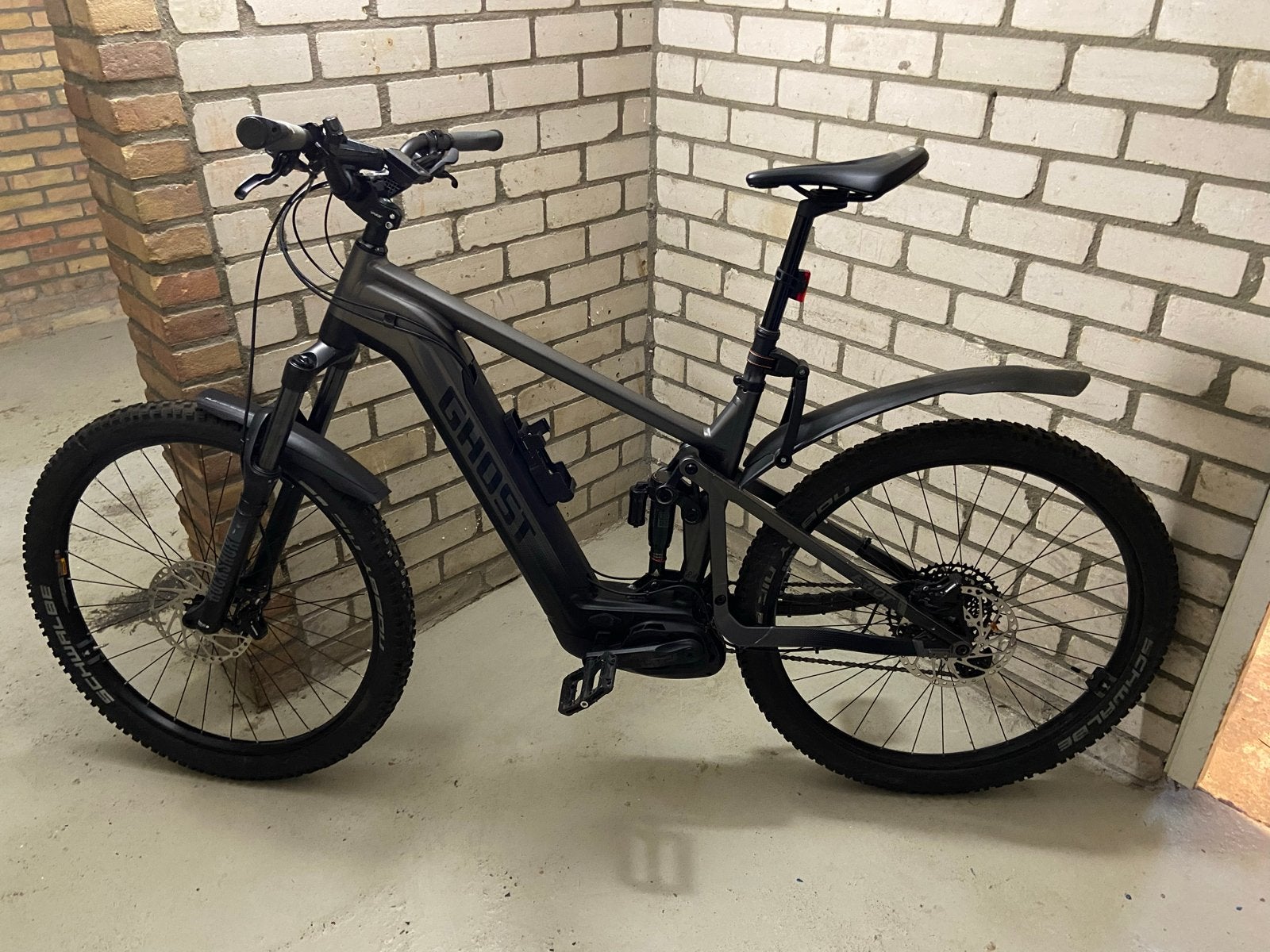 Ghost Riot EN Full Suspension E-MTB, Zo goed als nieuw, 51 tot 55 cm, 50 km per accu of meer, Ophalen