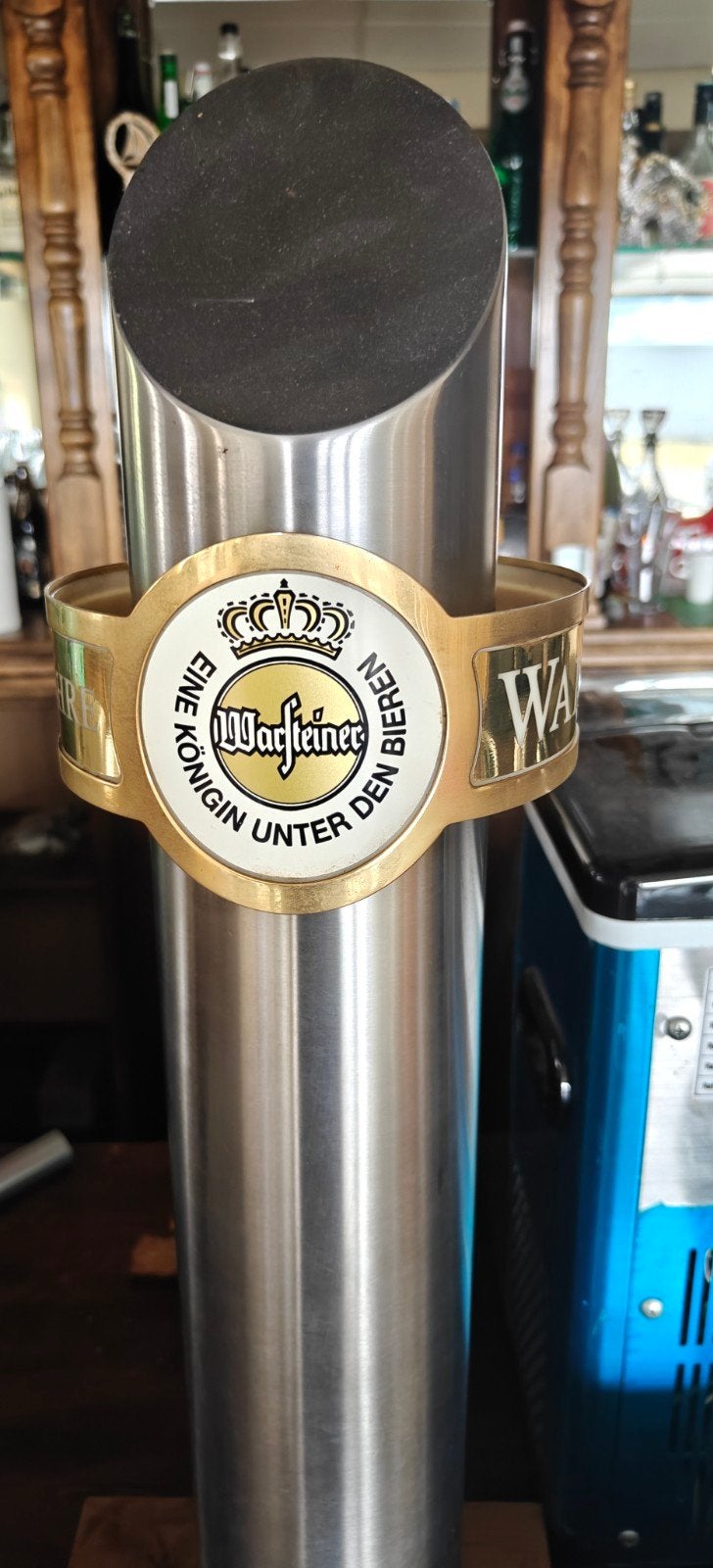 Warsteiner biertap - decoratief object, Ophalen of Verzenden, Gebruikt
