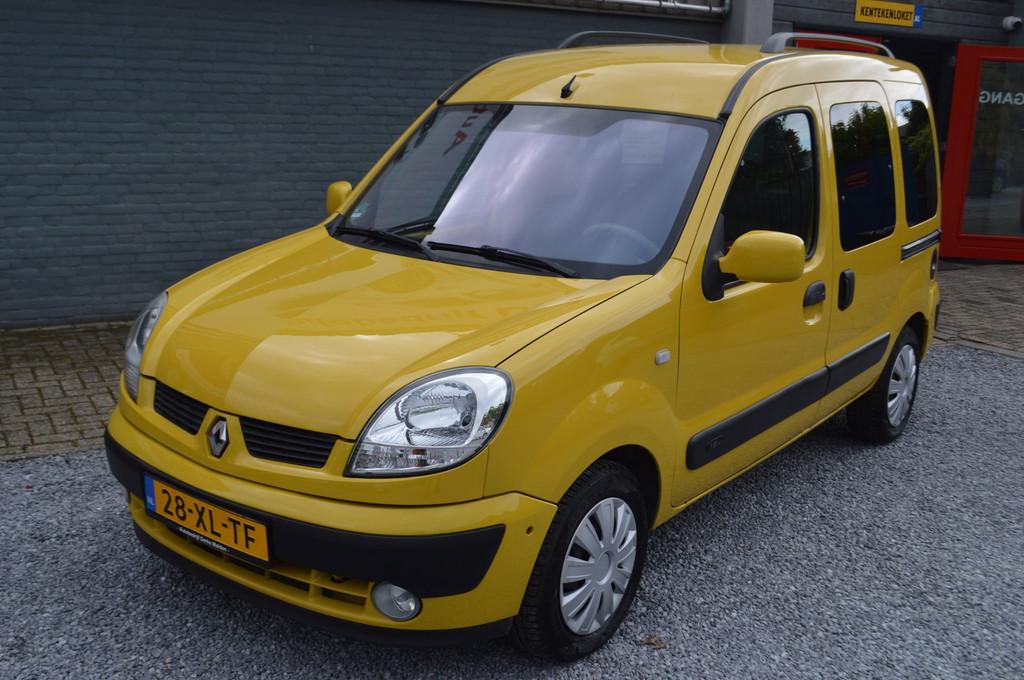 Renault Kangoo 1.6-16V Expression Automaat Airco Schuifdeur, Auto's, Stof, Gebruikt, 1095 kg, 49 €/maand