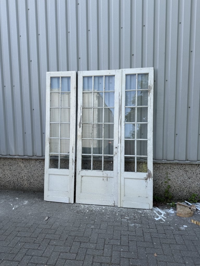 Prachig antiek drieluik met historisch glas 203 x 257, Jurgen.hoogenboezem@gmail.com, Binnendeur, Nieuwstraat 1c, 6271 AX Gulpen