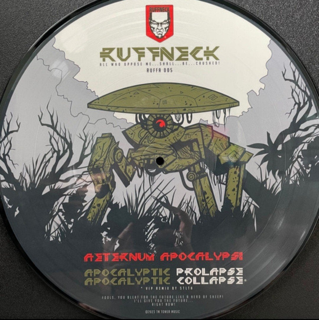 Dj ruffneck Anomalies  - Apocalyptic picture disc vinyl, Picture disc, Ophalen of Verzenden, Nieuw in verpakking, 12 inch