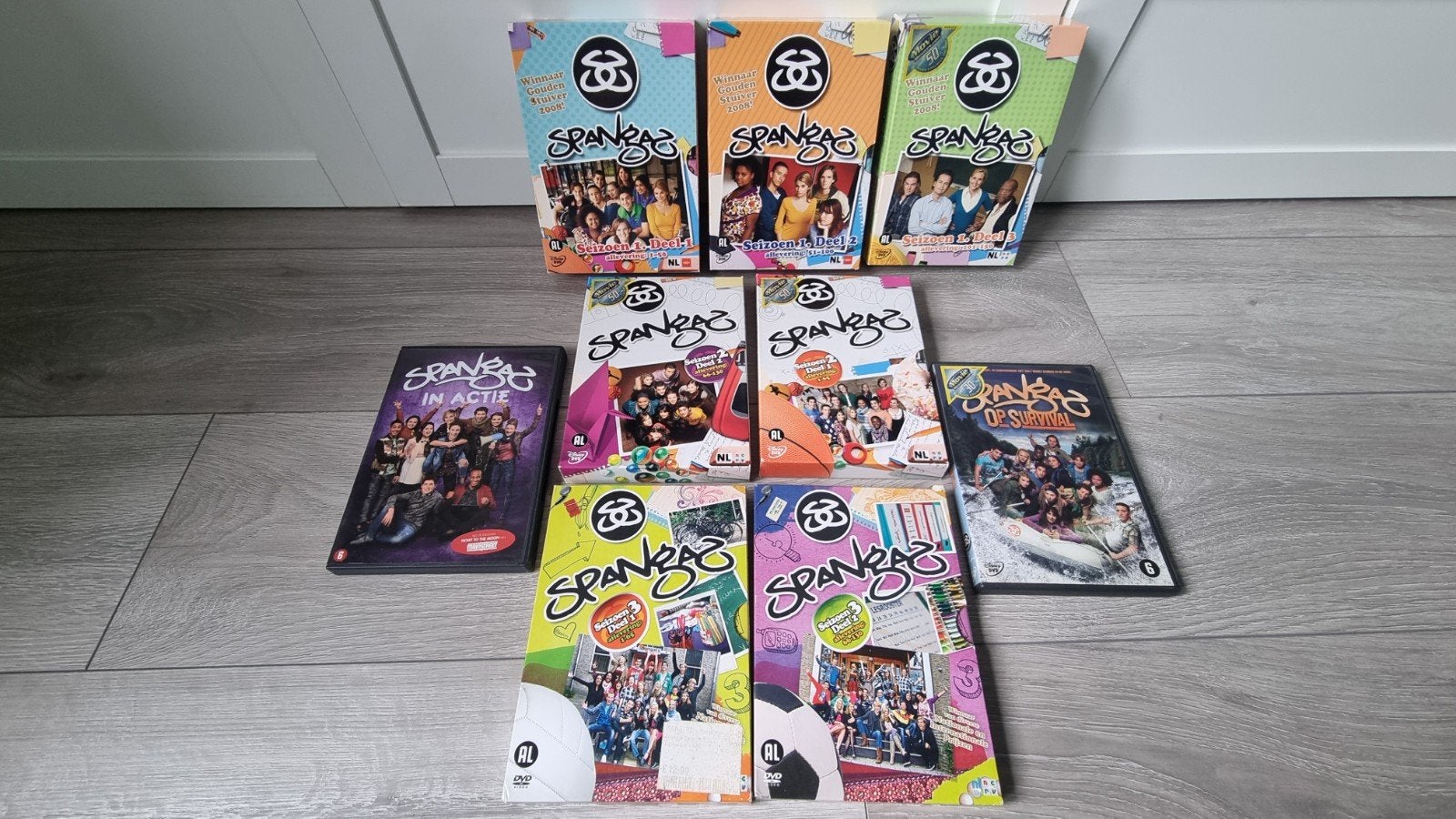 Complete Spangas DVD-collectie, Alle leeftijden, Ophalen of Verzenden, Zo goed als nieuw