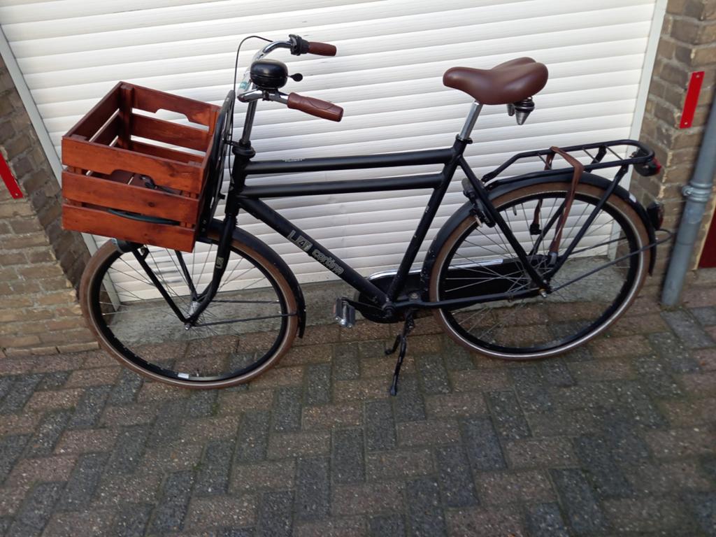Cortina u4 matzwart 3versnell frame 61 cm zeer nette fiets, Verzenden, Zo goed als nieuw, Overige merken
