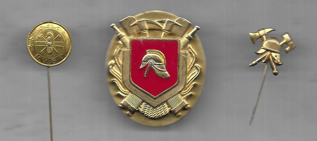 3 X BRANDWEER SPELDEN, Verzamelen, Ophalen of Verzenden, Zo goed als nieuw, Merk, Speldje of Pin