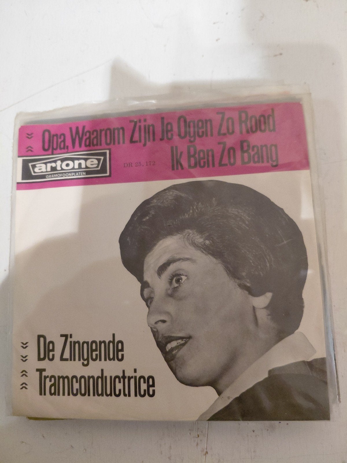 De Zingende Tramconductrice - Opa, Waarom Zijn Je Ogen Zo, Cd's en Dvd's, Vinyl Singles, Gebruikt, 7 inch, Ophalen of Verzenden