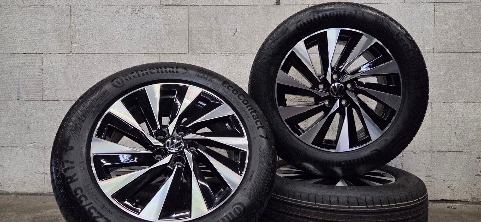 17" VW T-roc ll Passat orig velgen Continental zomerbanden n, Auto-onderdelen, Banden en Velgen, Banden en Velgen, Nieuw, 17 inch