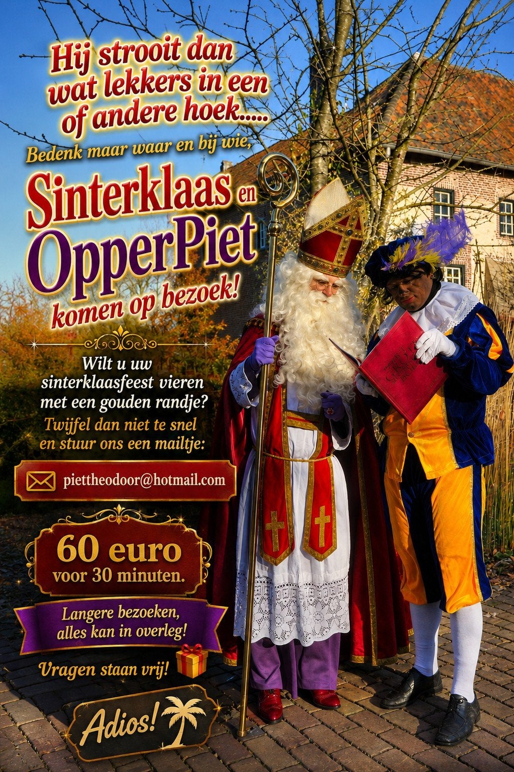 Sinterklaas & Opperpiet op Bezoek!, Diversen, Ophalen of Verzenden