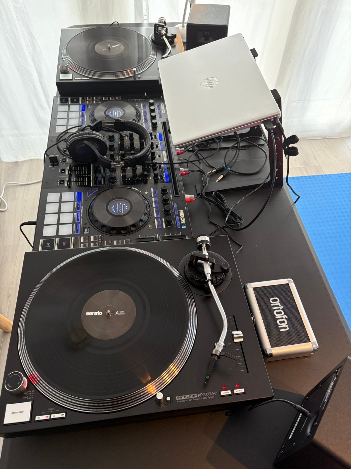 Reloop MIXON 8 Pro + 2x RP-4000 MK2 DJ Set, Ophalen, Zo goed als nieuw, Dj-set, Reloop