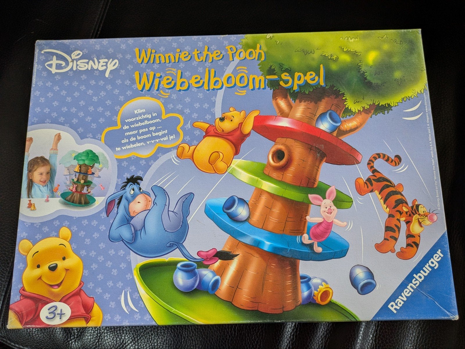 Winnie de Poeh Wiebelboom-spel Ravensburger Disney, Ophalen of Verzenden, Gebruikt