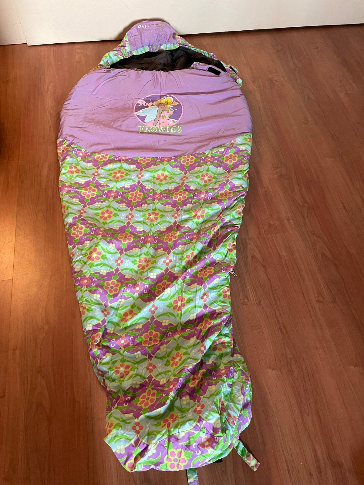 Kinderslaapzak mummi Flowies - 155x65, Ophalen, Gebruikt