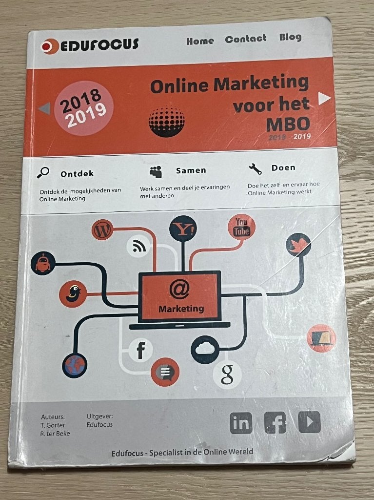 Online marketing voor het MBO, 9789492442314, Boeken, Ophalen of Verzenden, Beta, Zo goed als nieuw, MBO