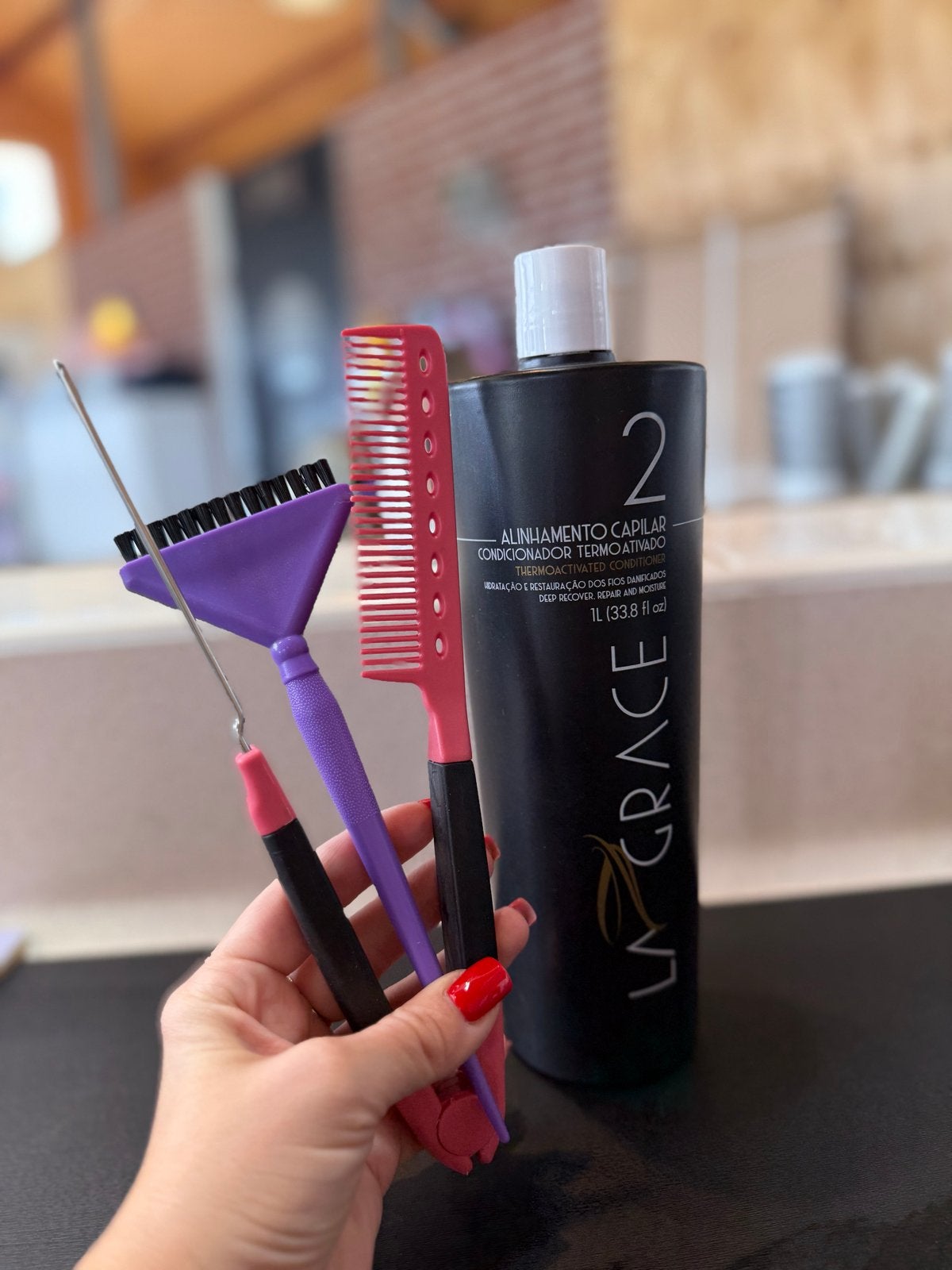 LA GRACE Keratine Behandeling - Direct Herstel Crème, Ophalen of Verzenden, Nieuw, Haarverzorger of -hersteller