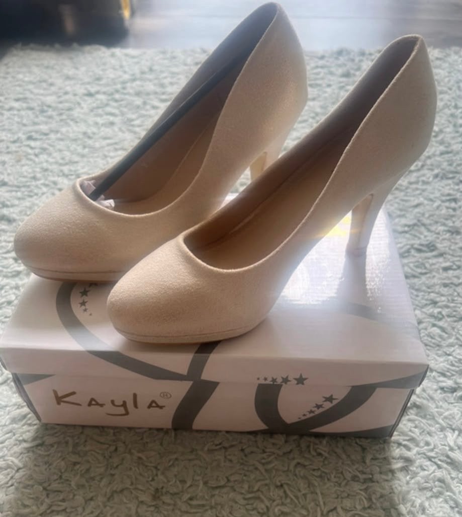 Kayla Pumps - Beige/Goudkleurig - Maat 37, Pumps, Overige kleuren, Nieuw, Ophalen of Verzenden