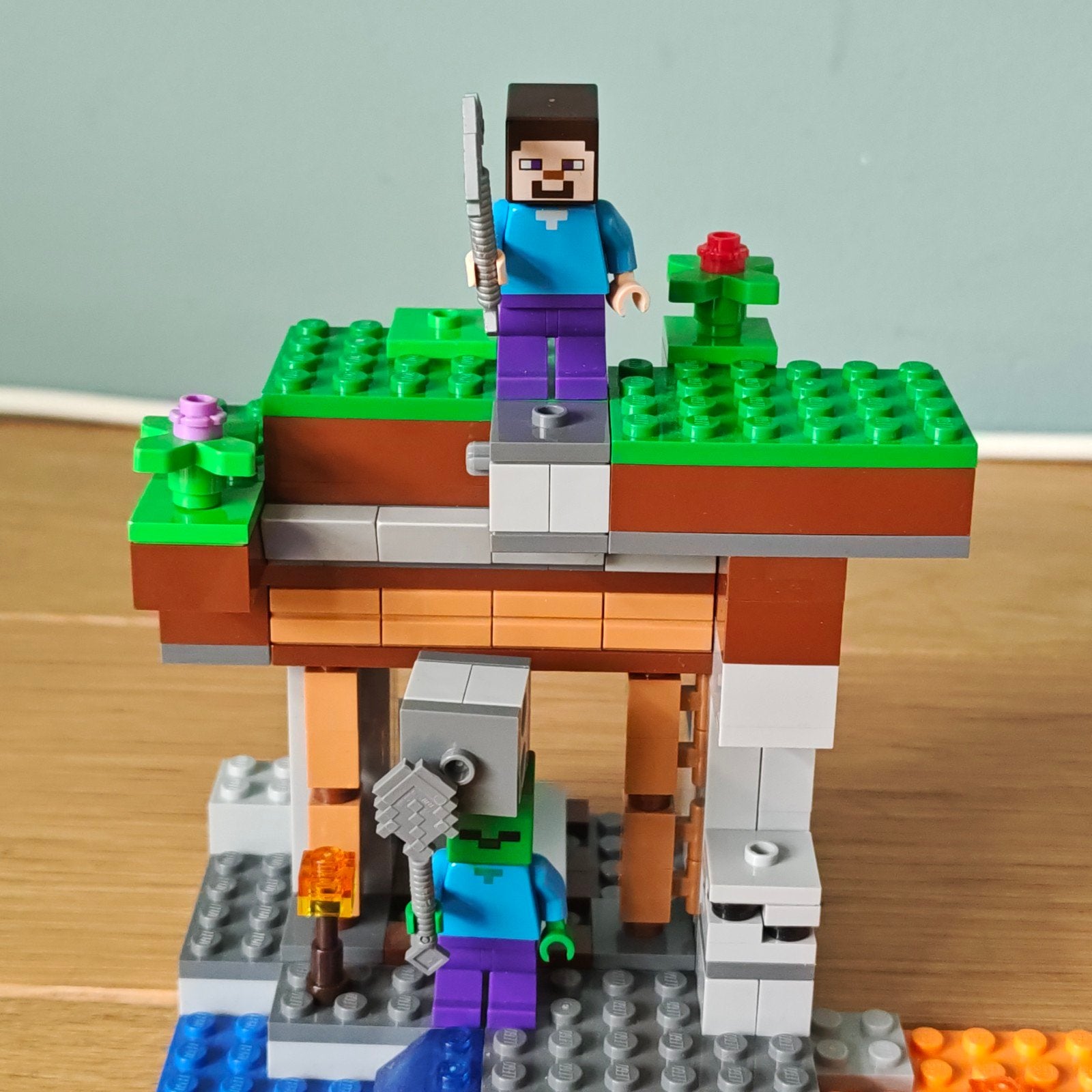 Minecraft Lego 21166, Minecraft, Lego, Ophalen of Verzenden, Zo goed als nieuw