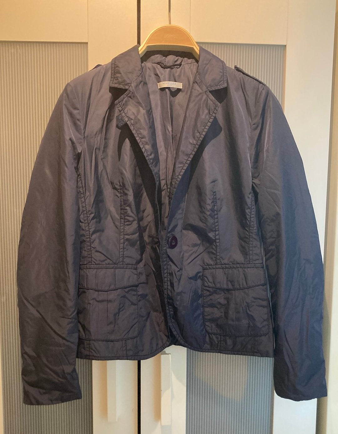 Marella zomer jas Italiaans ontwerp, 40 / L, in nette staat, Ophalen of Verzenden, Zo goed als nieuw, Maat 42/44 (L), Blauw