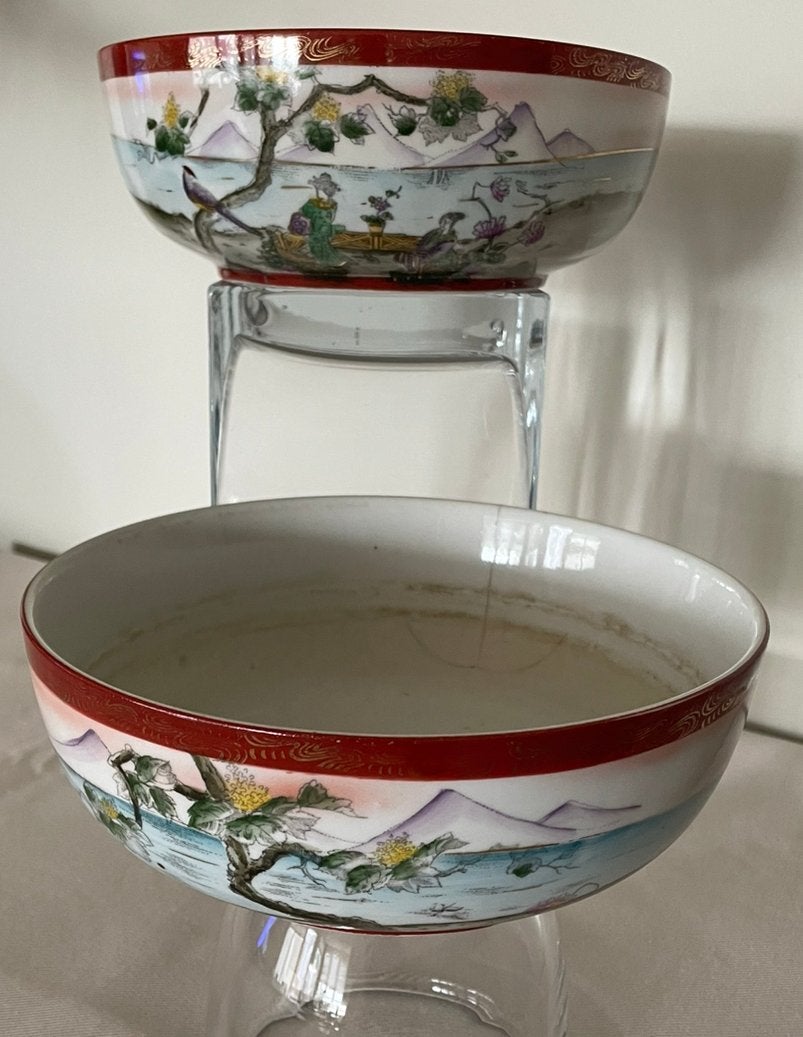 2 Japanse schalen., Antiek en Kunst, Antiek | Schalen, Ophalen