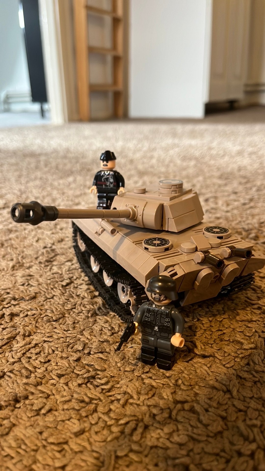Sluban Army lego tank camouflage, Ophalen of Verzenden, Zo goed als nieuw, 1:35 tot 1:50
