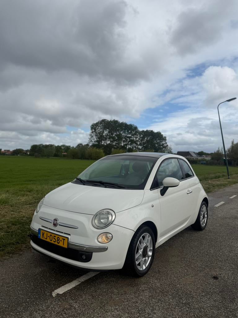 Fiat 500 1.2 C 2008 PANO APPLE CARPLAY LANGE APK, Auto's, Voorwielaandrijving, Stof, 4 cilinders, 840 kg