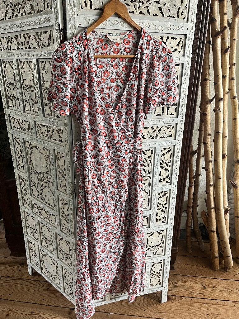 Fabienne Chapot wikkeljurk maat S, Kleding | Dames, Jurken, Meerkleurig, Ophalen of Verzenden, Zo goed als nieuw, Fabienne Chapot