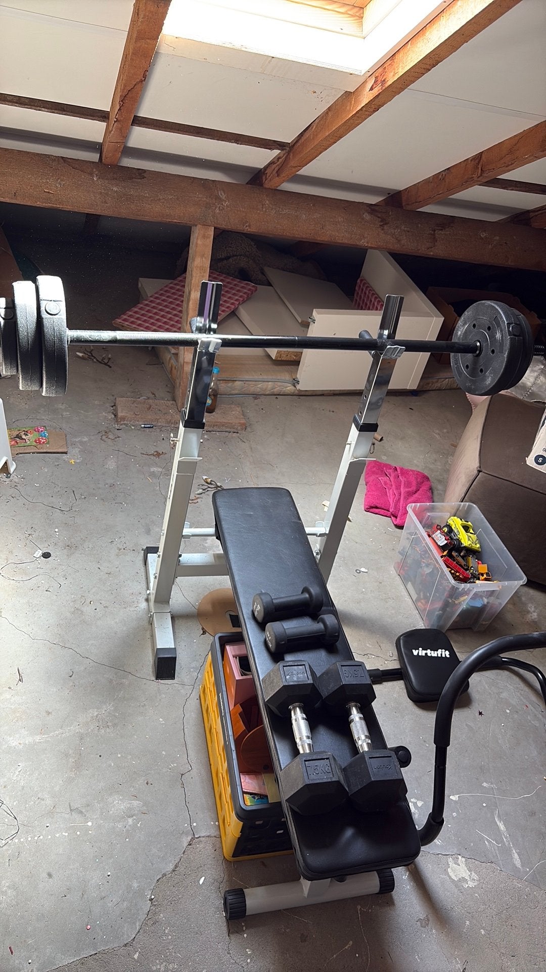 Bench press, Sport en Fitness, Fitnessmaterialen, Ophalen of Verzenden, Zo goed als nieuw, Fitnessbank