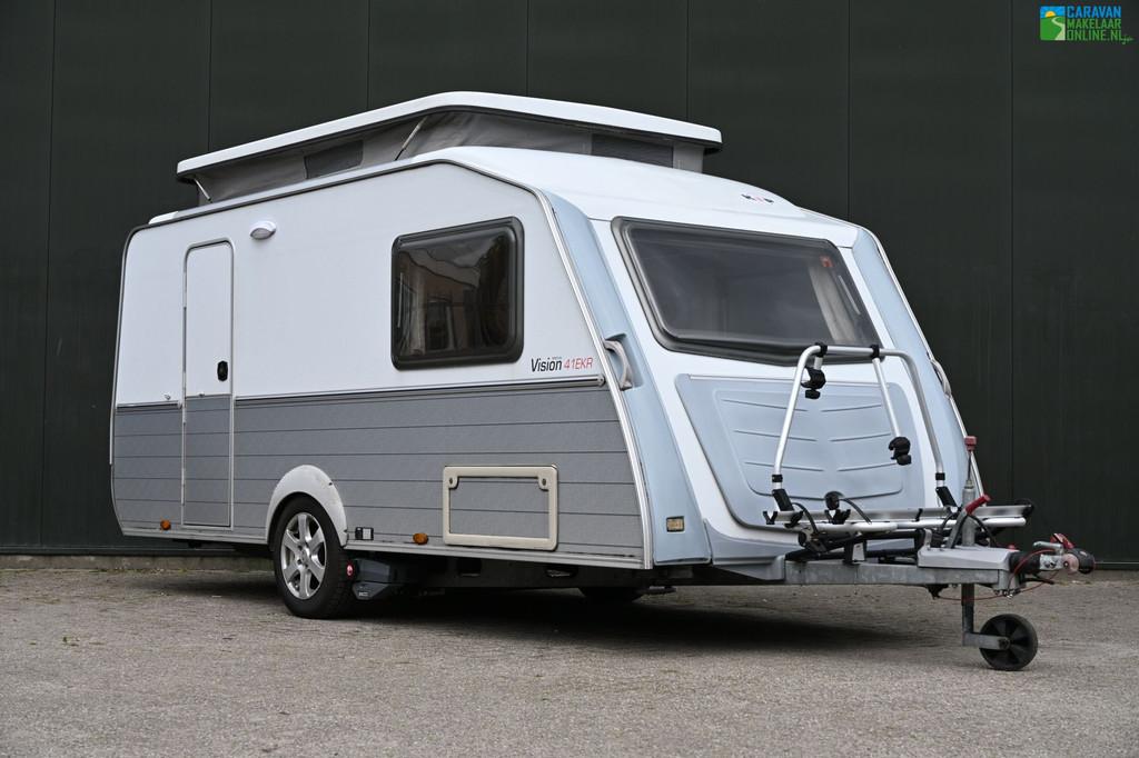 Kip Vision 41 EKR |Mover|Luifel|Hefdak|Lengteslaper|BOVAG25, Caravans en Kamperen, Caravans, Standaardzit, Kip, Tot en met 2, Bedrijf