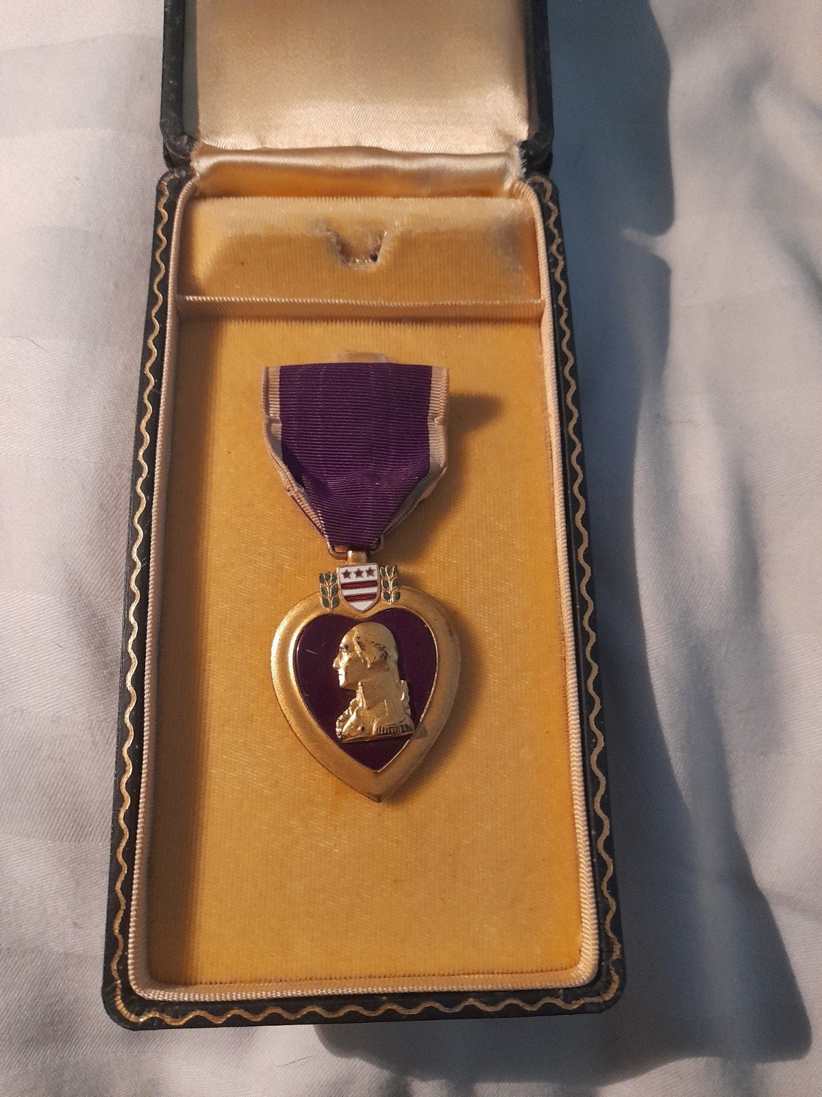 purple heart medaille, Ophalen of Verzenden, Landmacht, Amerika, Lintje, Medaille of Wings