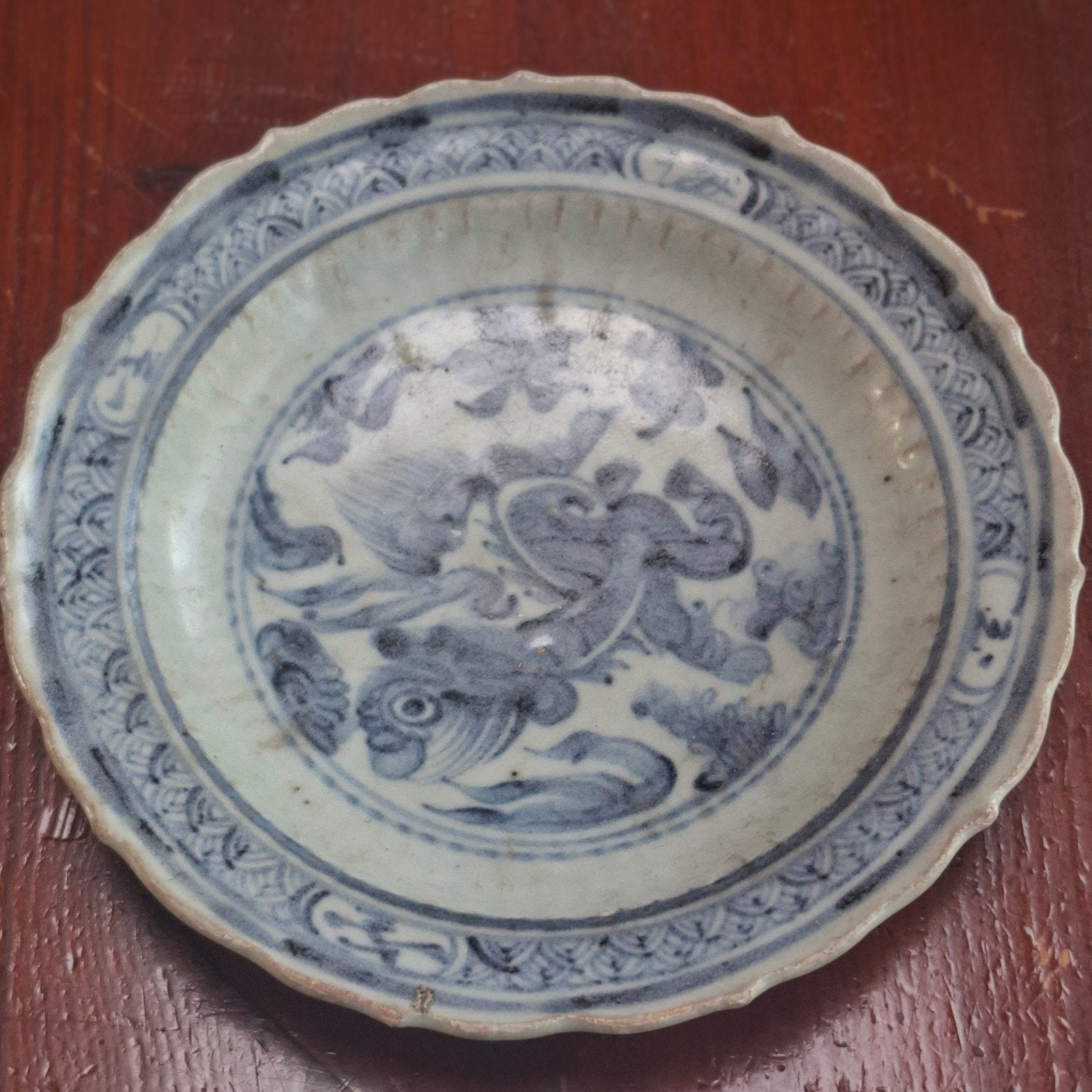 Antiek Chinees Bord, Ophalen of Verzenden