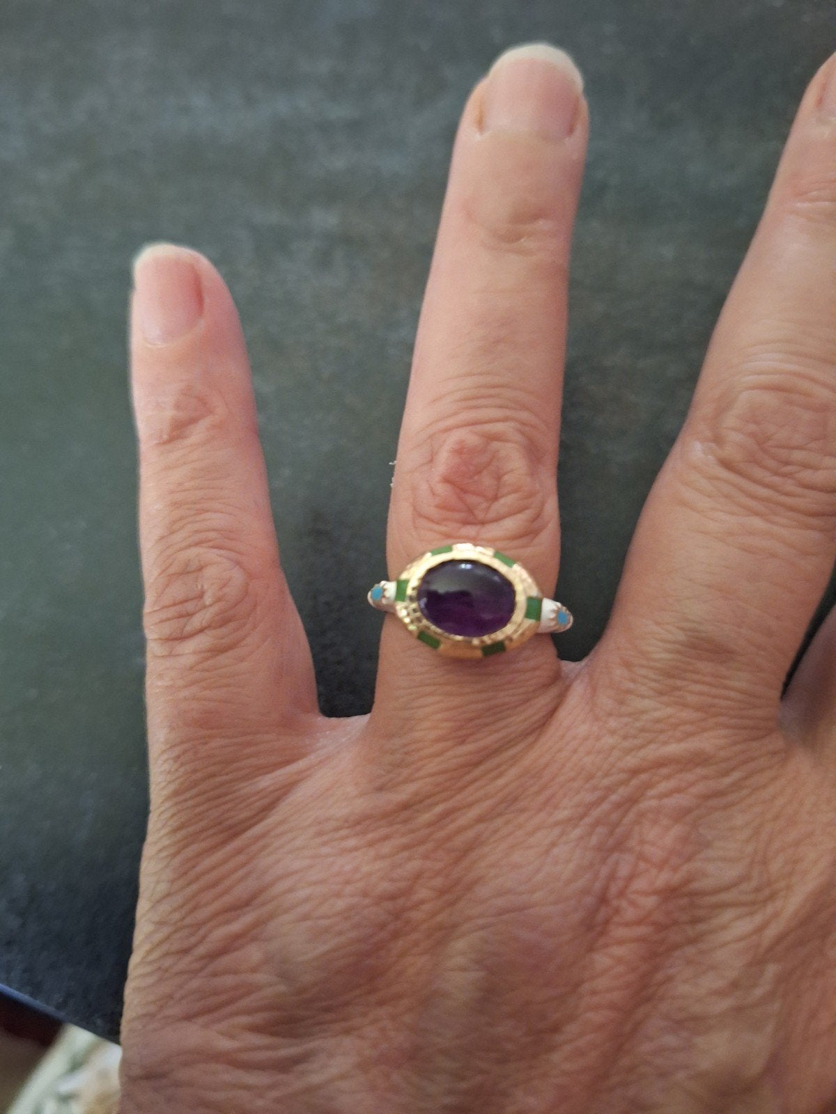 Gouden anna nina ring, Ophalen of Verzenden