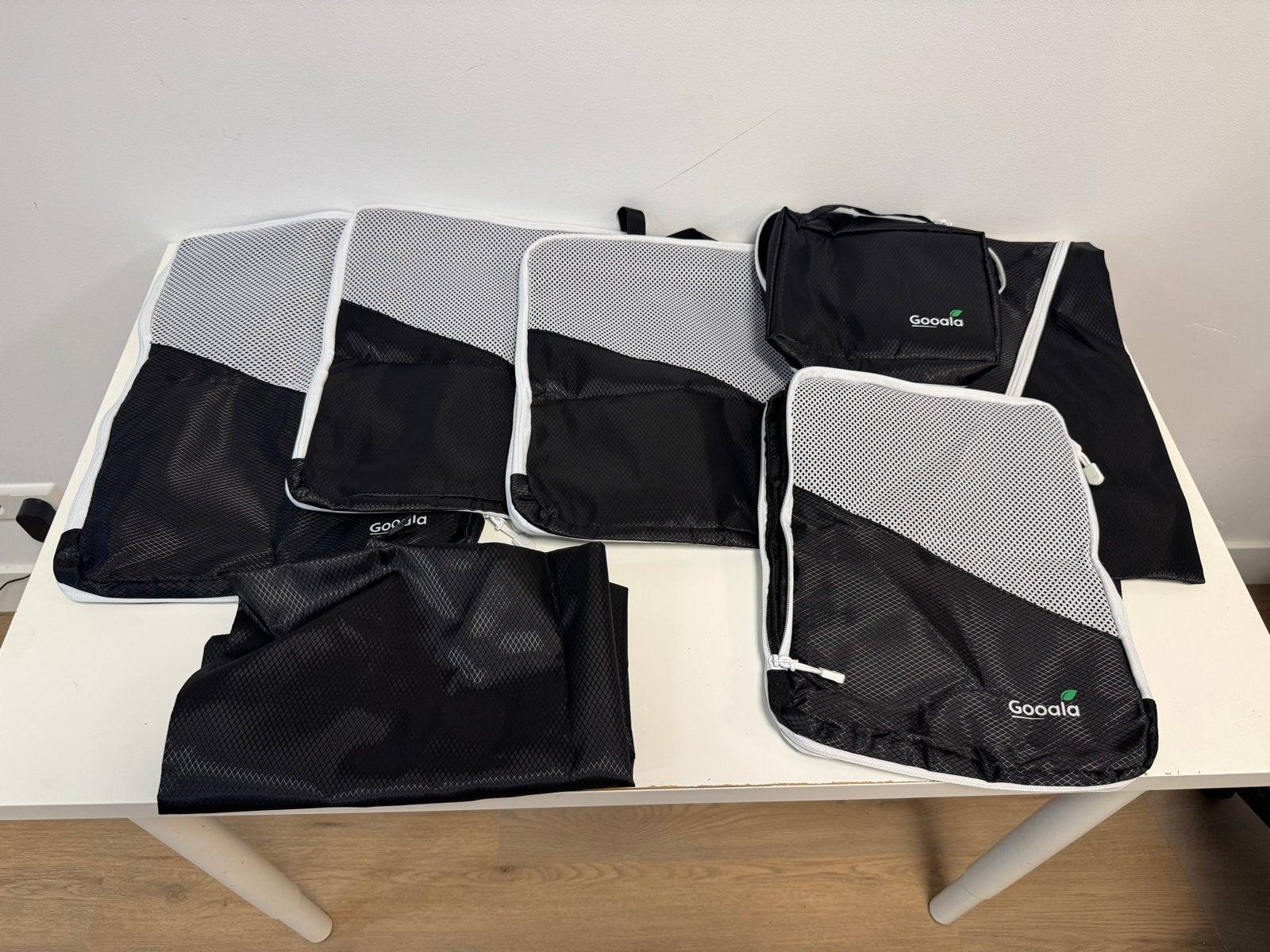 Goala Reisetassen Set - Zwart, 7-delig, Ophalen of Verzenden, Zo goed als nieuw, Zwart
