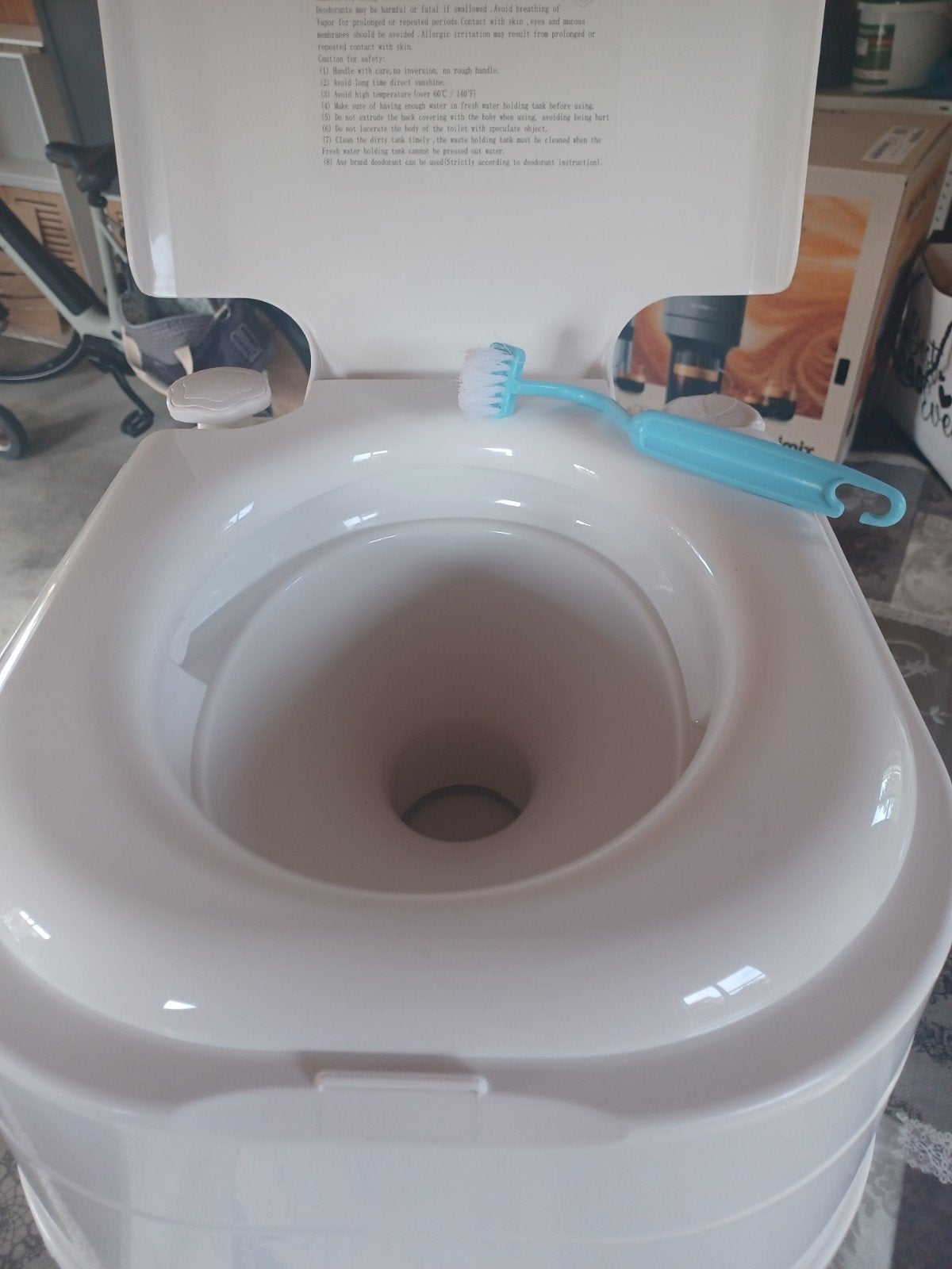 Nieuwe Seezssa Draagbare Toilet - Ideaal voor Camping/Reizen, Caravans en Kamperen, Ophalen of Verzenden, Nieuw