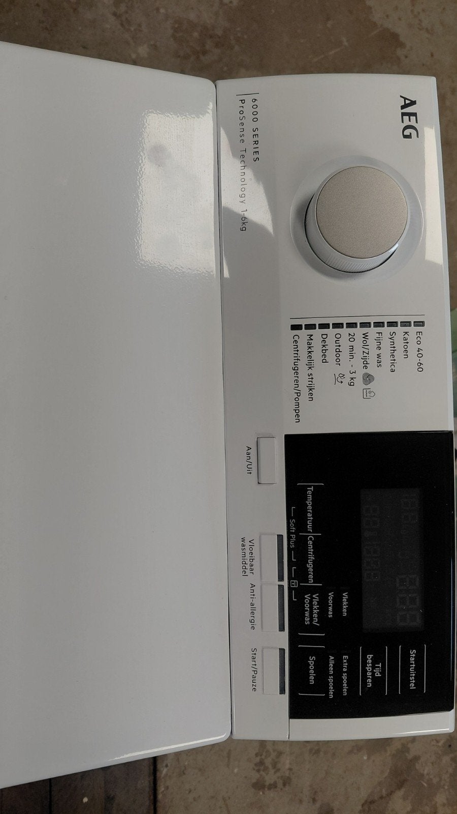 AEG LTR6363A Bovenlader Wasmachine 6000 SERIES 7kg, Ophalen, Minder dan 85 cm, 4 tot 6 kg, Bovenlader