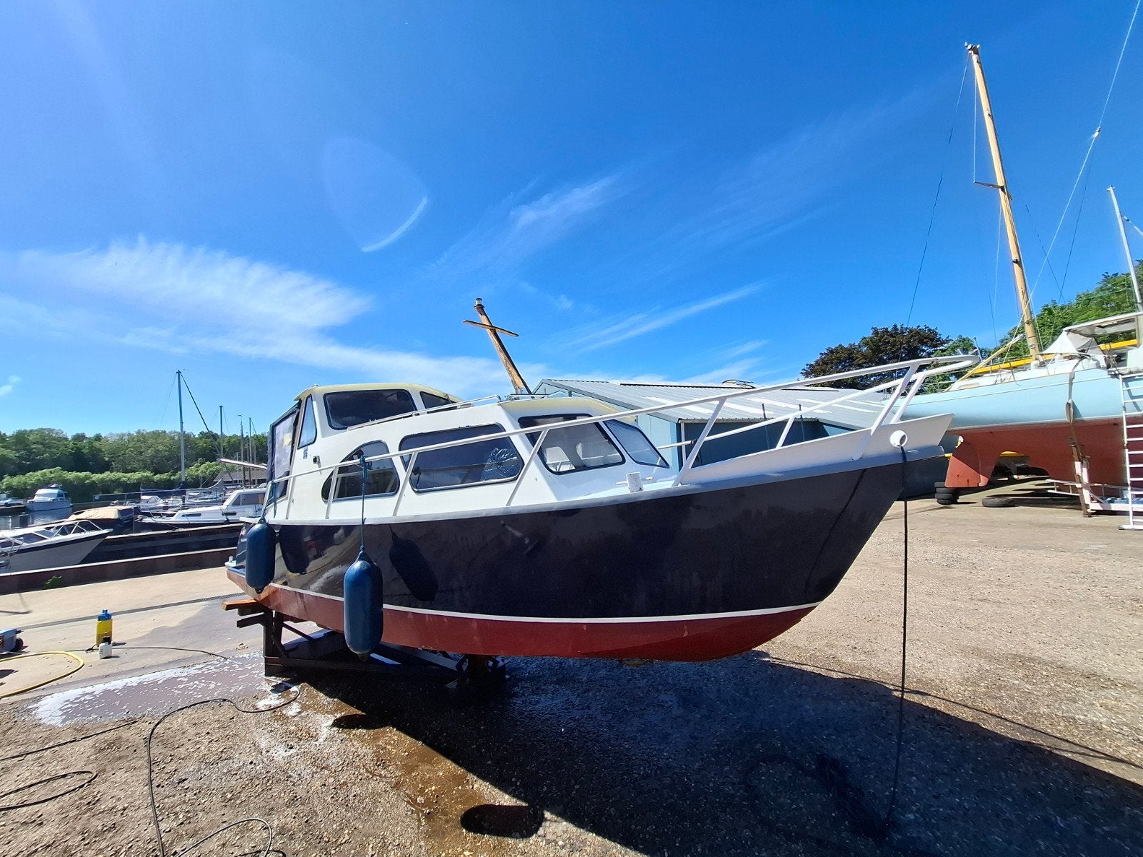 Prachtige Tenbroeke Kruiser met Mercedes 636 motor, Watersport en Boten, Motorboten en Motorjachten, Staal, Overige merken, Gebruikt