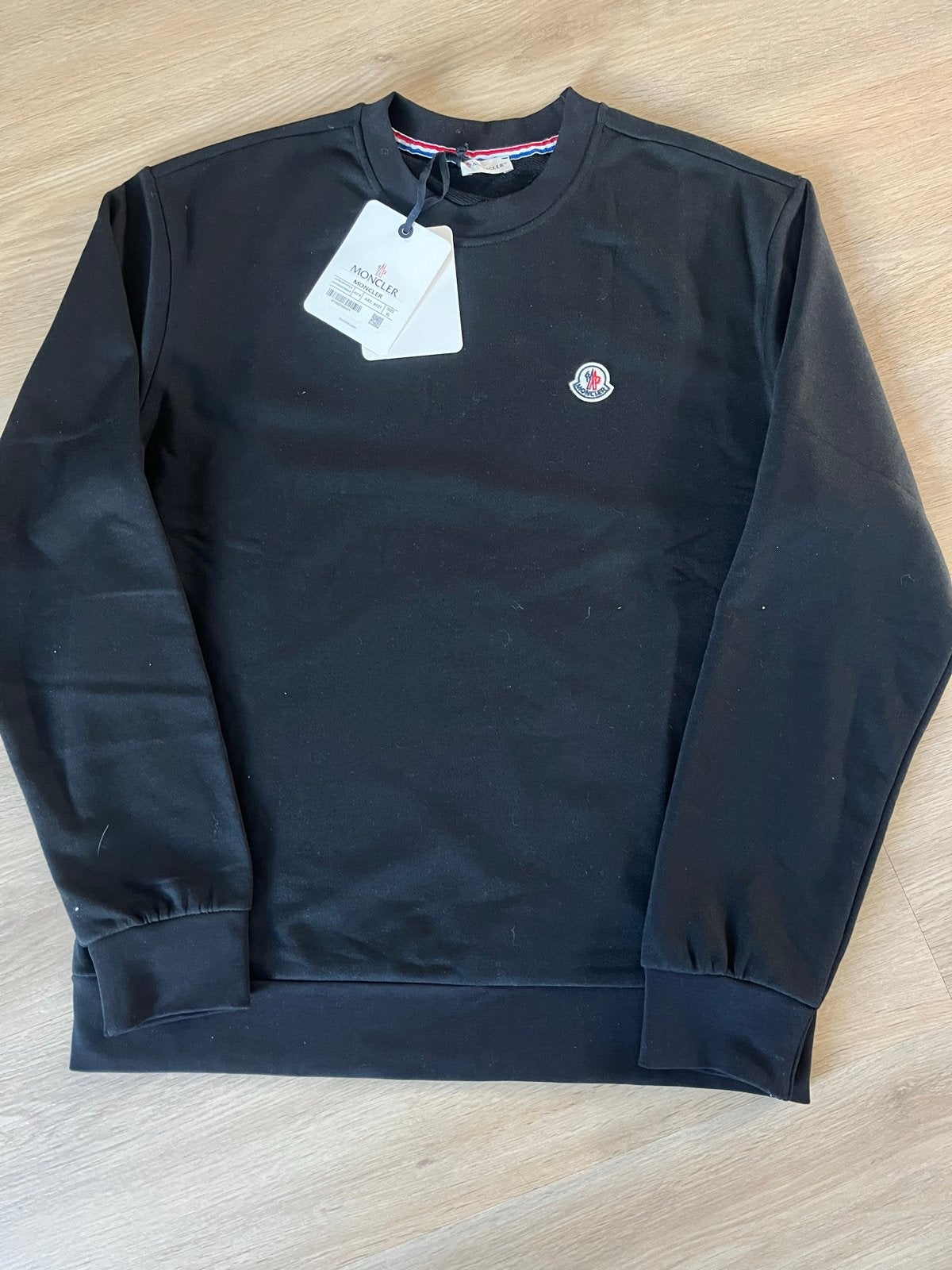 Moncler Zwarte Trui Maat XL, Ophalen of Verzenden, Nieuw, Maat 56/58 (XL), Zwart