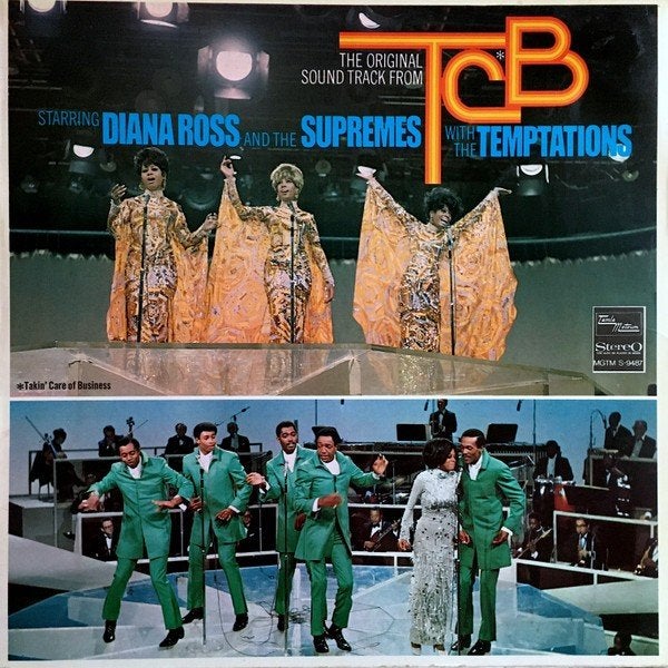 LP - Diana Ross And The Supremes With The Temptations ‎– TCB, LP, Gebruikt, Funk, Ophalen of Verzenden