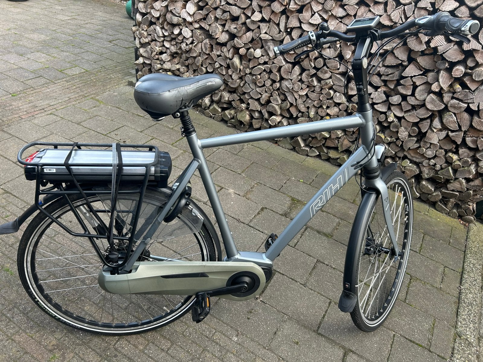 RIH X Omega 3 elektrische fiets e-bike van 2021, Zo goed als nieuw, 50 km per accu of meer, 55 tot 59 cm, Ophalen