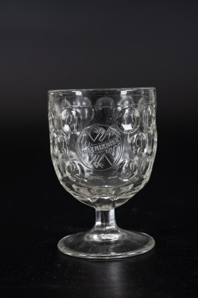 Oud Bierglas Phoenix Amersfoort, Ophalen of Verzenden, Gebruikt, Glas of Glazen, Overige merken