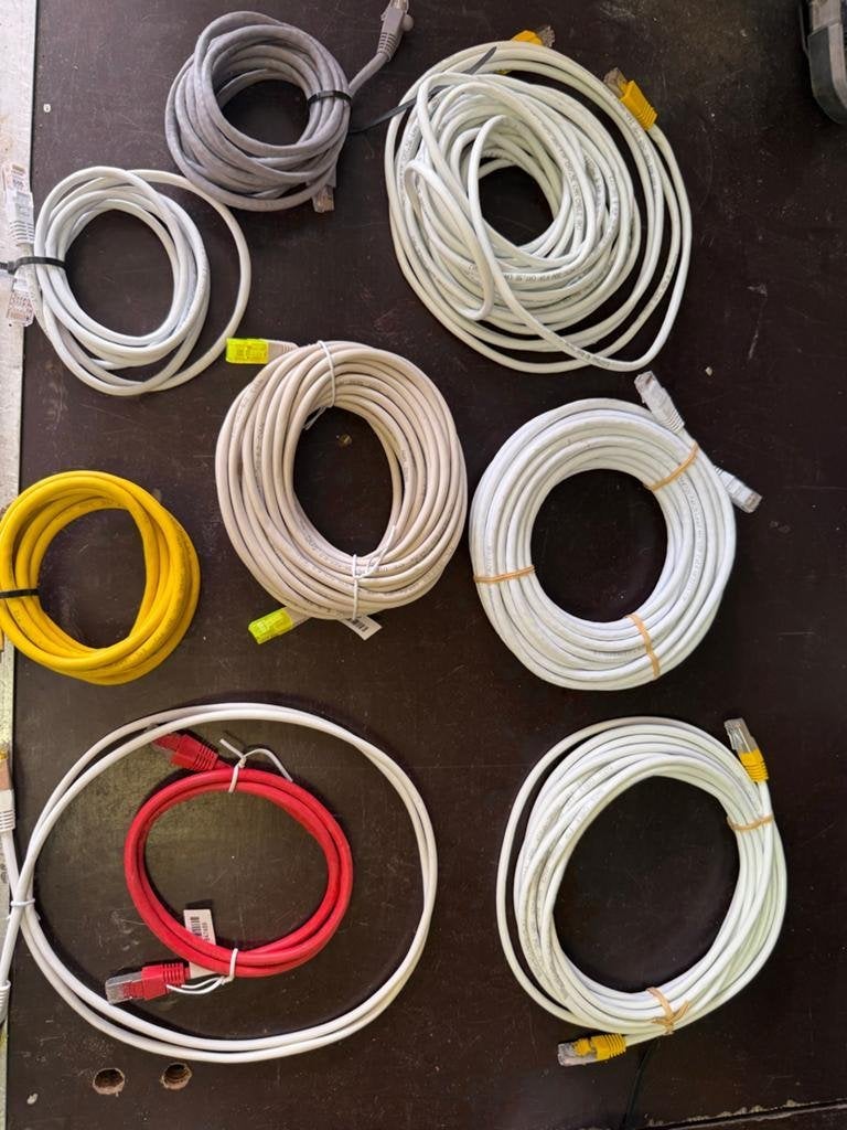 Partij UTP netwerkkabels / internetkabels Cat5e/Cat6 RJ45, Ophalen of Verzenden, Gebruikt