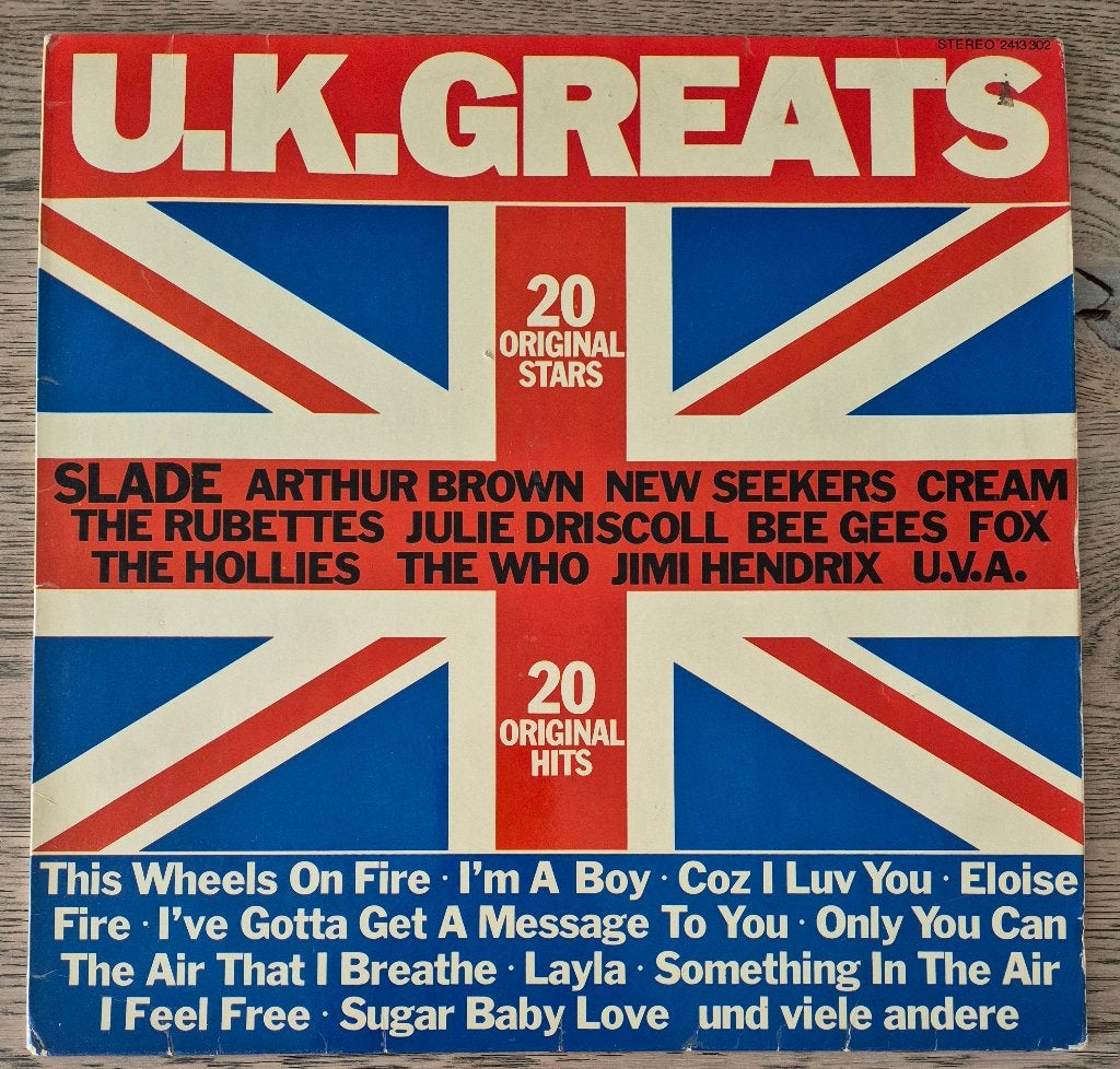Various – U.K.Greats, LP, Gebruikt, Ophalen of Verzenden, Pop