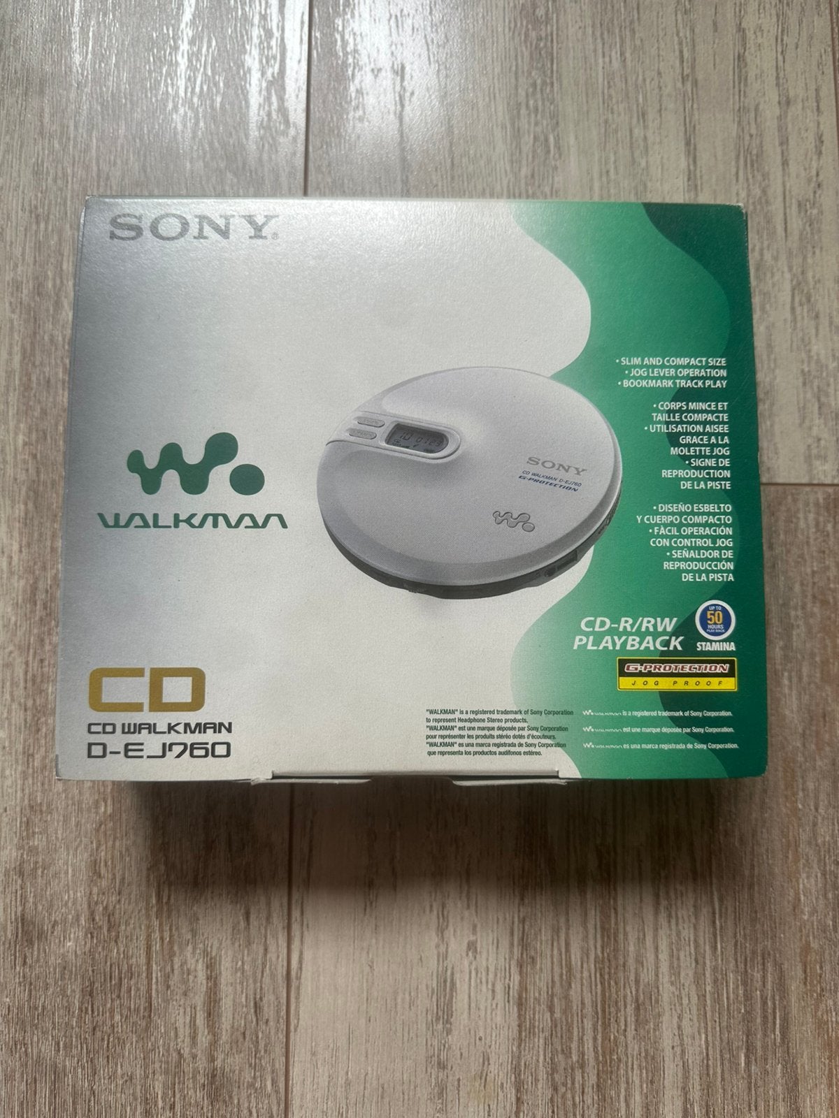 Sony CD Walkman D-EJ760 - Draagbare CD-speler, Ophalen of Verzenden, Nieuw, Sony, Draagbaar