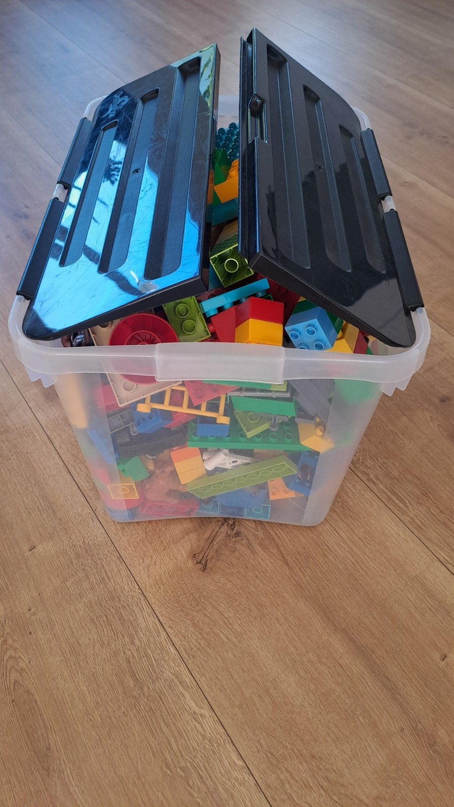 Grote partij Duplo met spoorbaan, trein, dieren en meer, Kinderen en Baby's, Ophalen of Verzenden