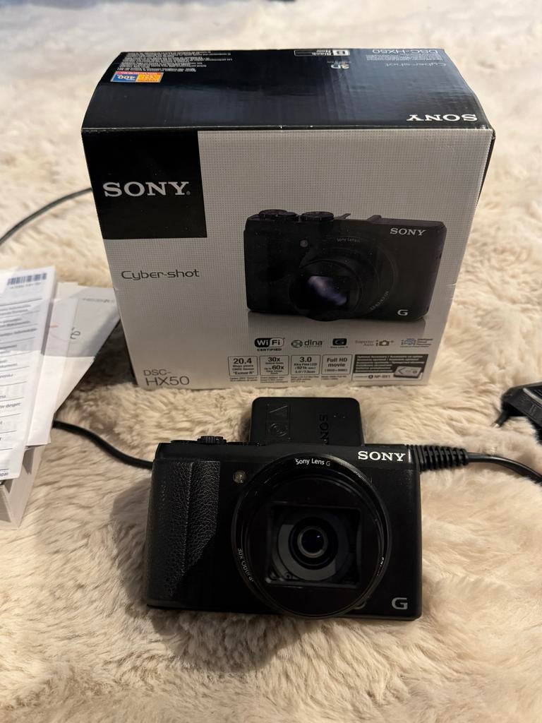 Sony Cybershot DSC-HX50 - functioneel lees beschrijving!, Audio, Tv en Foto, Fotocamera's Digitaal, 20 Megapixel, Gebruikt, Compact