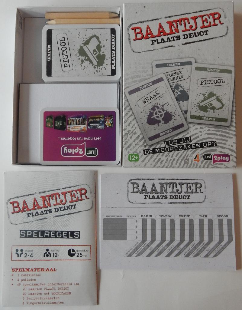 Baantjer Plaats Delict - Just2Play, Een of twee spelers, Ophalen of Verzenden, Nieuw, Just 2 Play