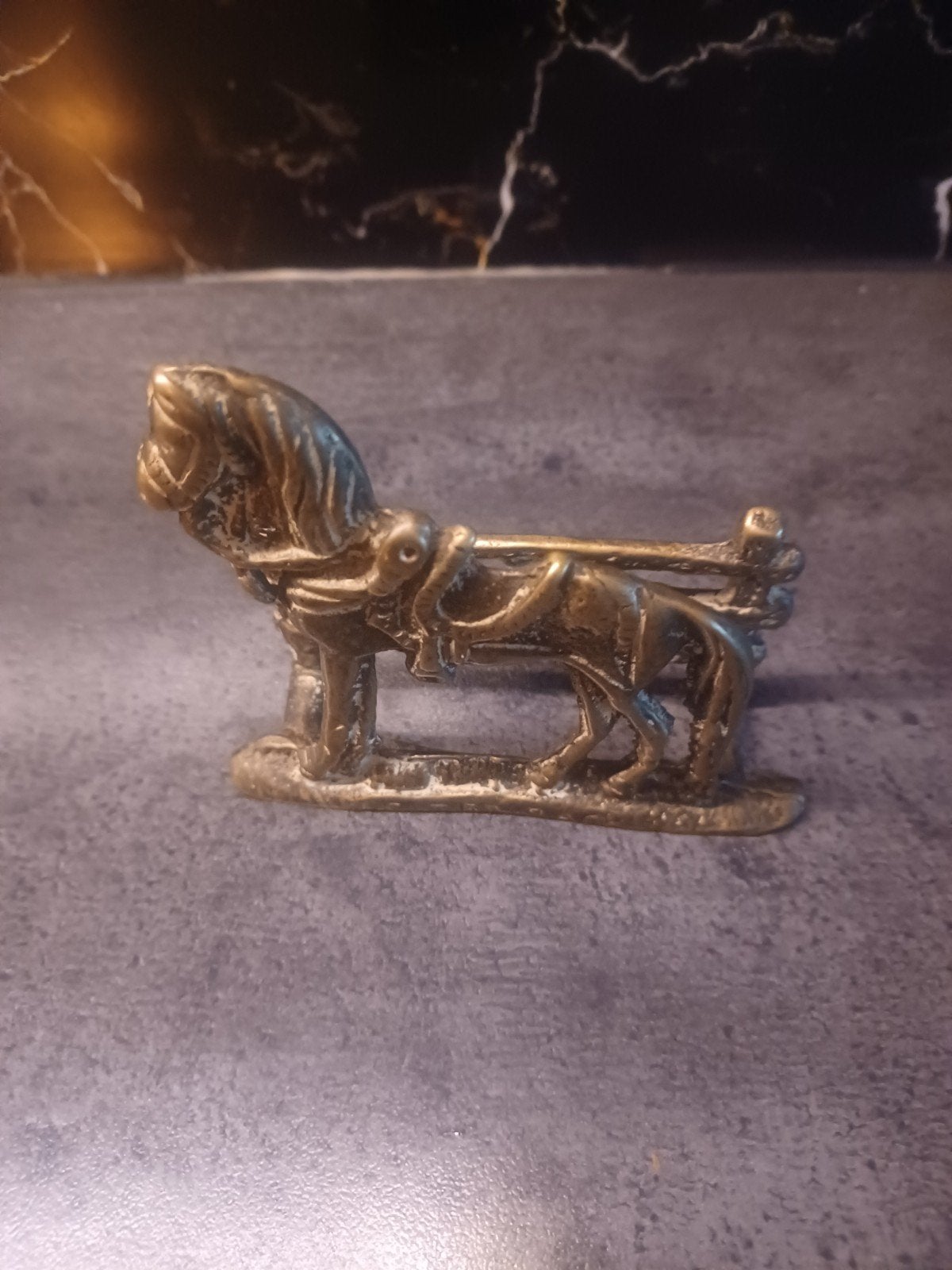 Servethouder paard., Antiek en Kunst, Antiek | Koper en Brons, Ophalen of Verzenden