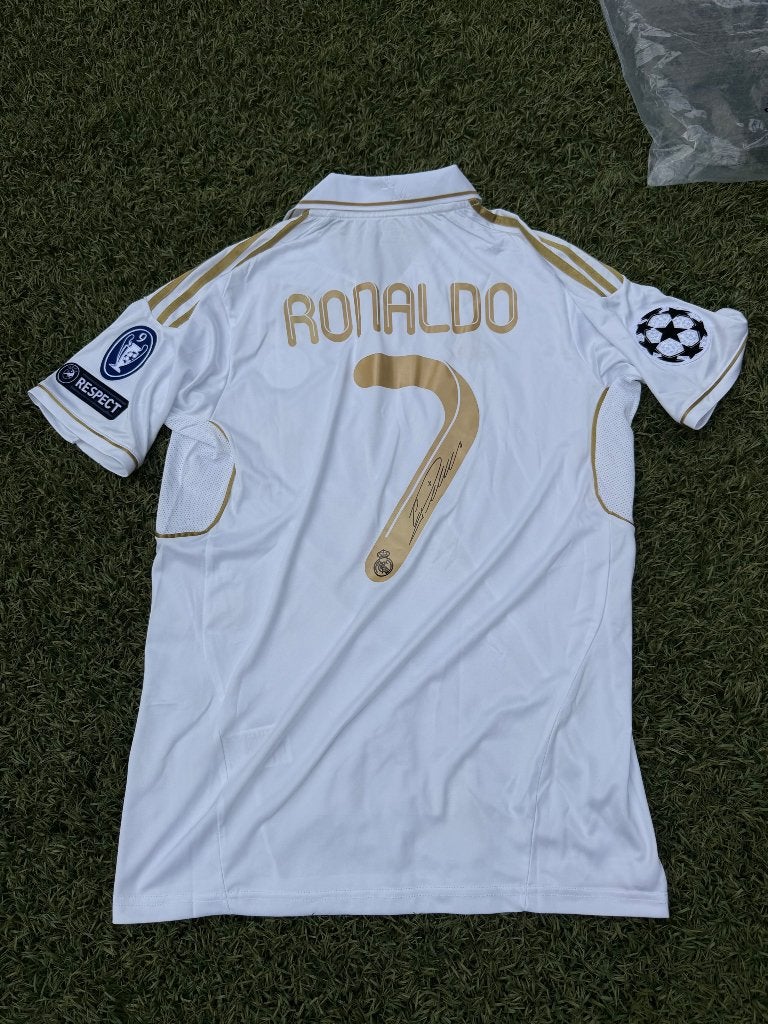 Gesigneerd Ronaldo Shirt - Real Madrid Champions League, Verzamelen, Ophalen of Verzenden, Zo goed als nieuw, Buitenlandse clubs