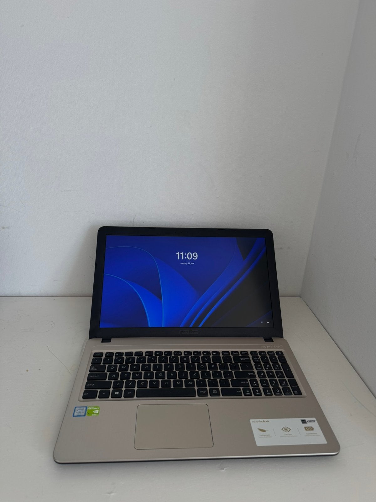 Snelle Asus Laptop - I5 - NVIDIA GeForce - Windows 11, 2 tot 3 Ghz, 8 GB, Ophalen of Verzenden, Zo goed als nieuw