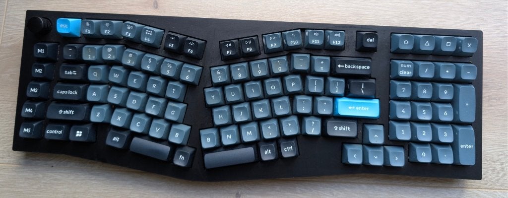 Keychron Q13 Pro Alice QMK/VIA mechanisch toetsenbord, Computers en Software, Gebruikt, Ophalen of Verzenden, Draadloos, Qwerty